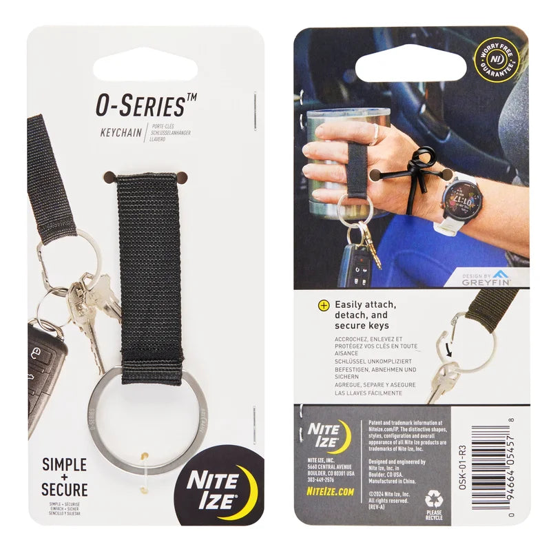 O-SERIES KEYCHAIN - Stainless Steel