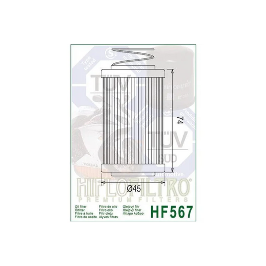 Oil Filter 567 - Hiflo - Standard
