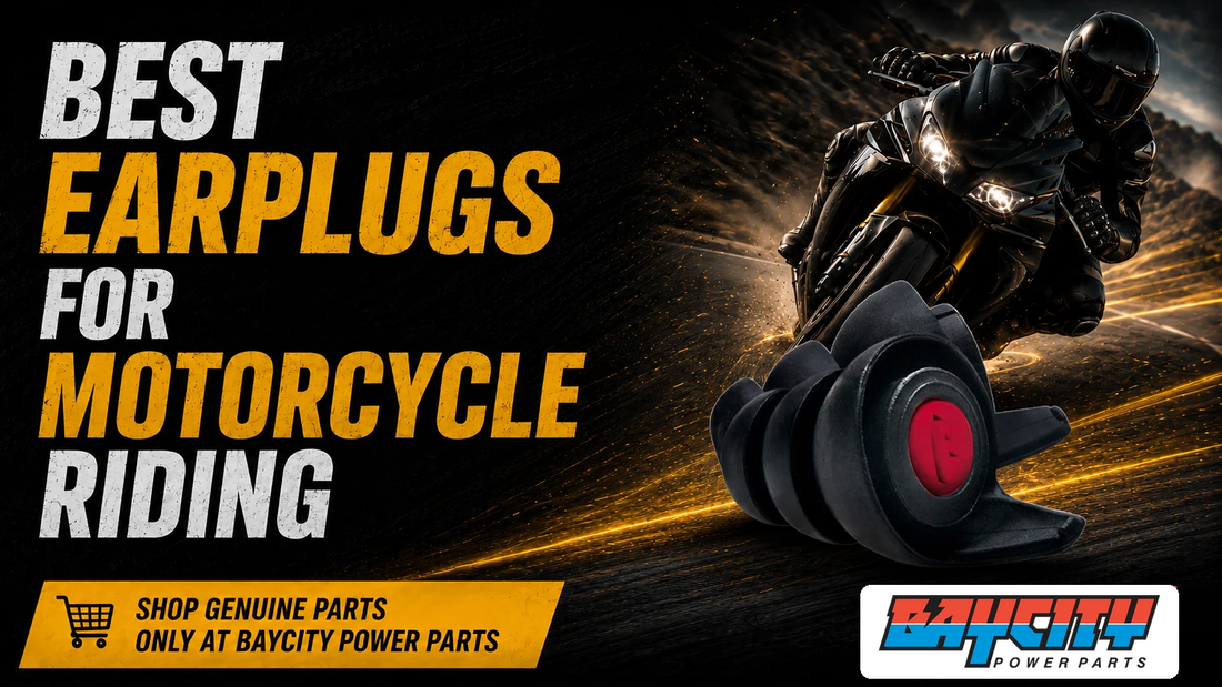 Best motorcycle earplugs for wind noise reduction and hearing protection Baycity Power Parts