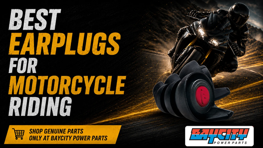 Best motorcycle earplugs for wind noise reduction and hearing protection Baycity Power Parts