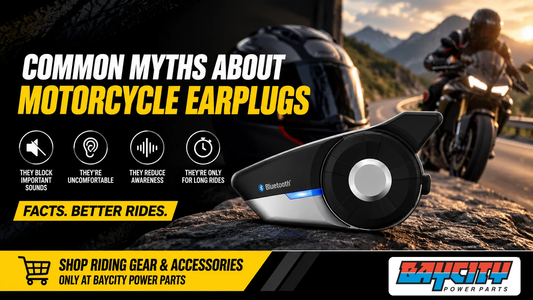 Common misconceptions about motorcycle earplugs and their benefits for hearing protection Baycity Power Parts