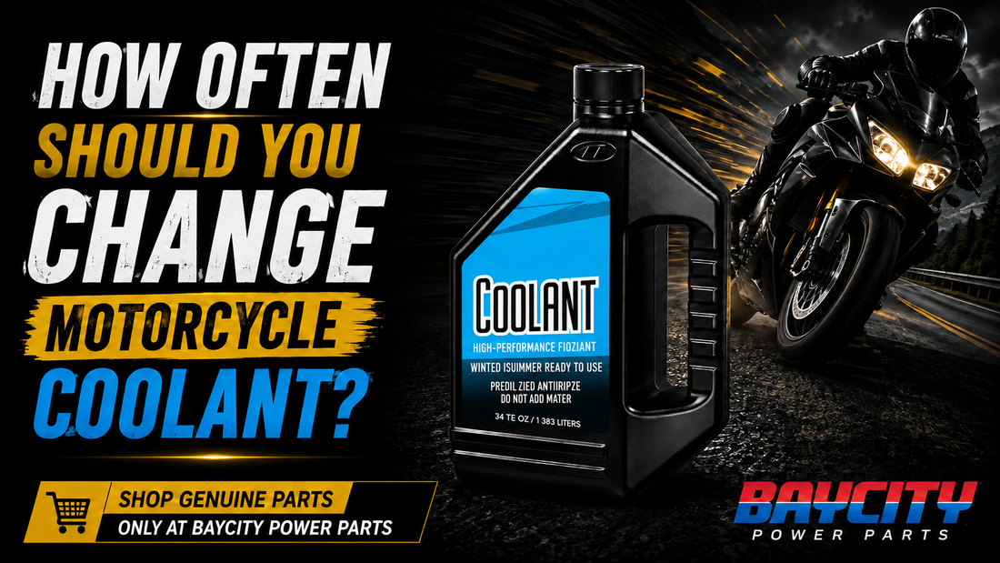 Motorcycle coolant change interval guide for better engine cooling and protection Baycity Power Parts