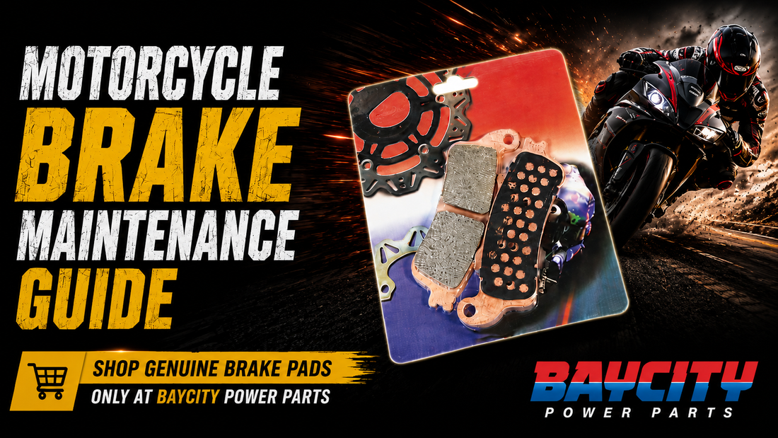 Motorcycle brake maintenance tips for better braking performance and rider safety Baycity Power Parts
