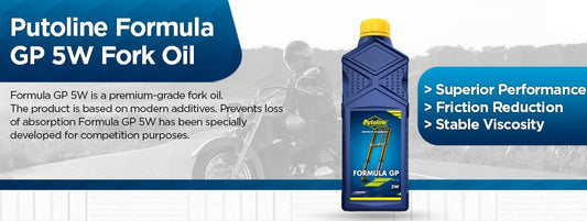 Putoline fork oil for smooth motorcycle suspension performance