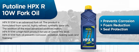 Putoline fork oil for smooth motorcycle suspension performance