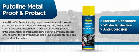 Motorcycle Wax: Putoline Metal Proof & Protect-500ml