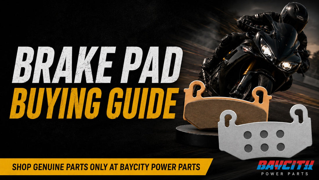 Motorcycle brake pad buying guide for safer and better braking performance Baycity Power Parts
