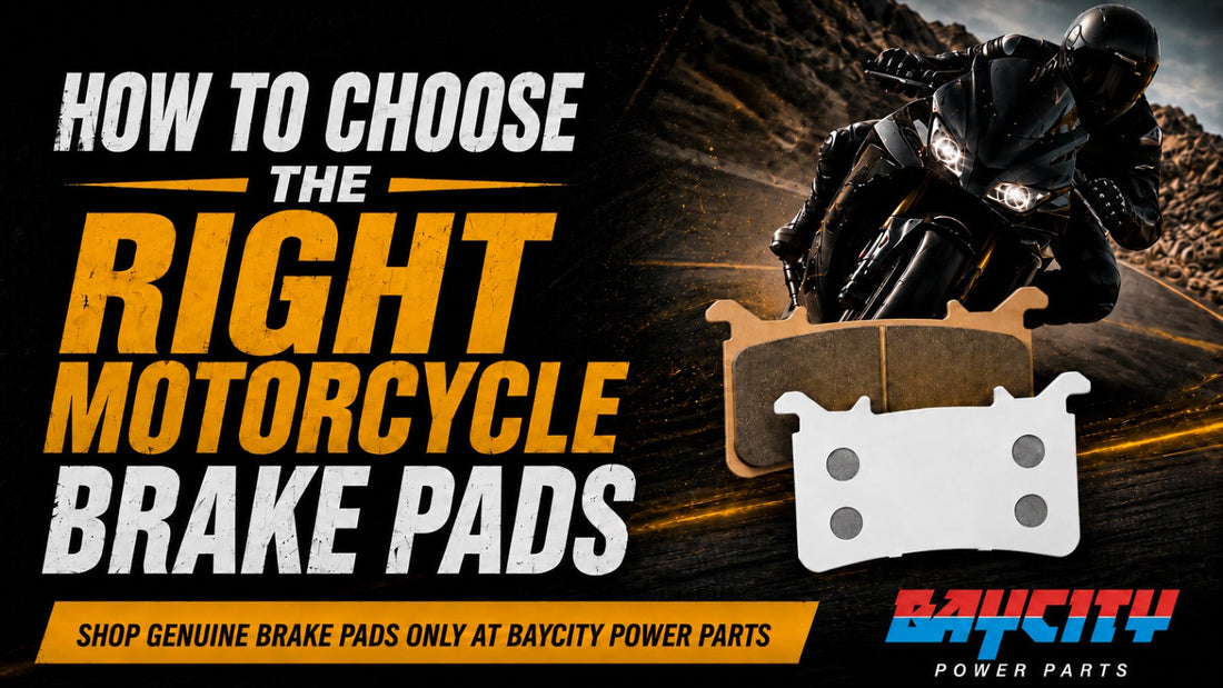 Motorcycle brake pads buying guide for better braking performance Baycity Power Parts