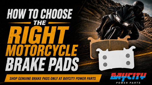 Motorcycle brake pads buying guide for better braking performance Baycity Power Parts