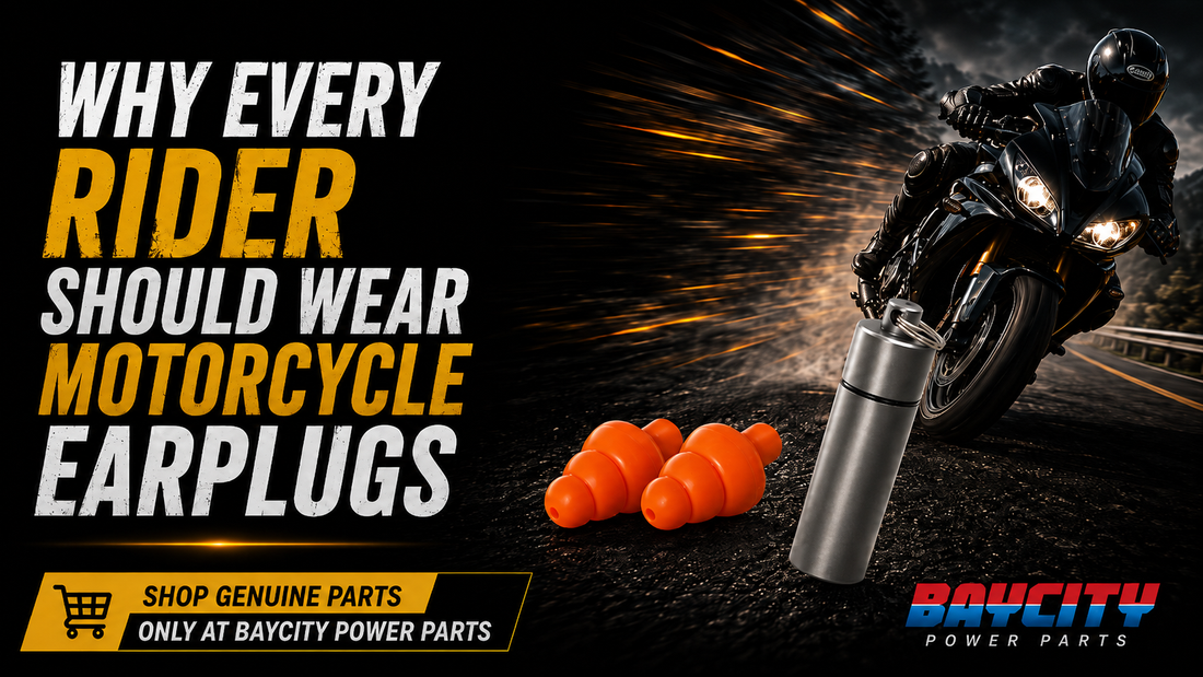 Benefits of motorcycle earplugs for rider comfort hearing protection and quieter rides Baycity Power Parts