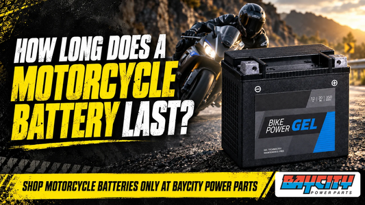 How long motorcycle batteries last and when to replace your bike battery Baycity Power Parts