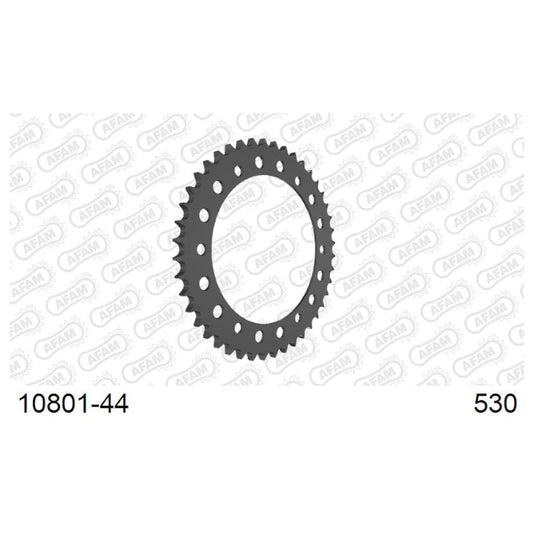 Baycity Power Parts Afam 10801-44 rear sprocket 44 teeth for motorcycle maintenance and chain setup