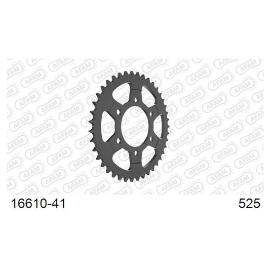 Baycity Power Parts Afam 16610-41 rear sprocket 41 teeth for motorcycle maintenance and chain setup