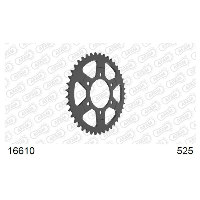 Baycity Power Parts Afam 16610-44 rear sprocket 44 teeth for motorcycle maintenance and chain setup