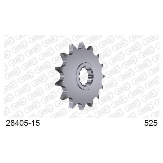 Baycity Power Parts Afam 28405-15 front sprocket 15 teeth for motorcycle maintenance and chain setup