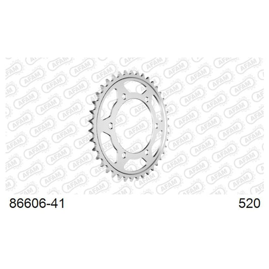 Baycity Power Parts Afam 86606-41 rear sprocket 41 teeth for motorcycle maintenance and gearing setup