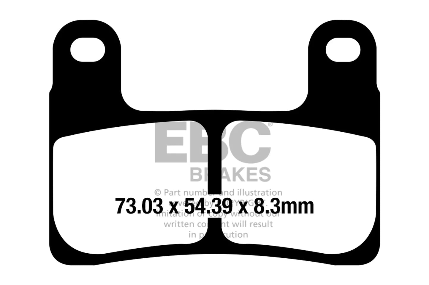 BMW R1250GS  Fully Sintered - EBC (2 Set Front) - K50 Series at baycity powerparts