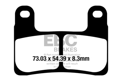 BMW R1250GS  Fully Sintered - EBC (2 Set Front) - K50 Series at baycity powerparts