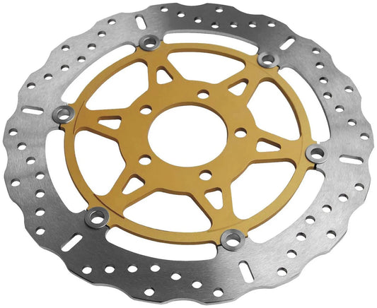 Brake Rotor Floating SS (4156AXC) - Contoured Rotor (Front Left) / ABS at baycity powerparts