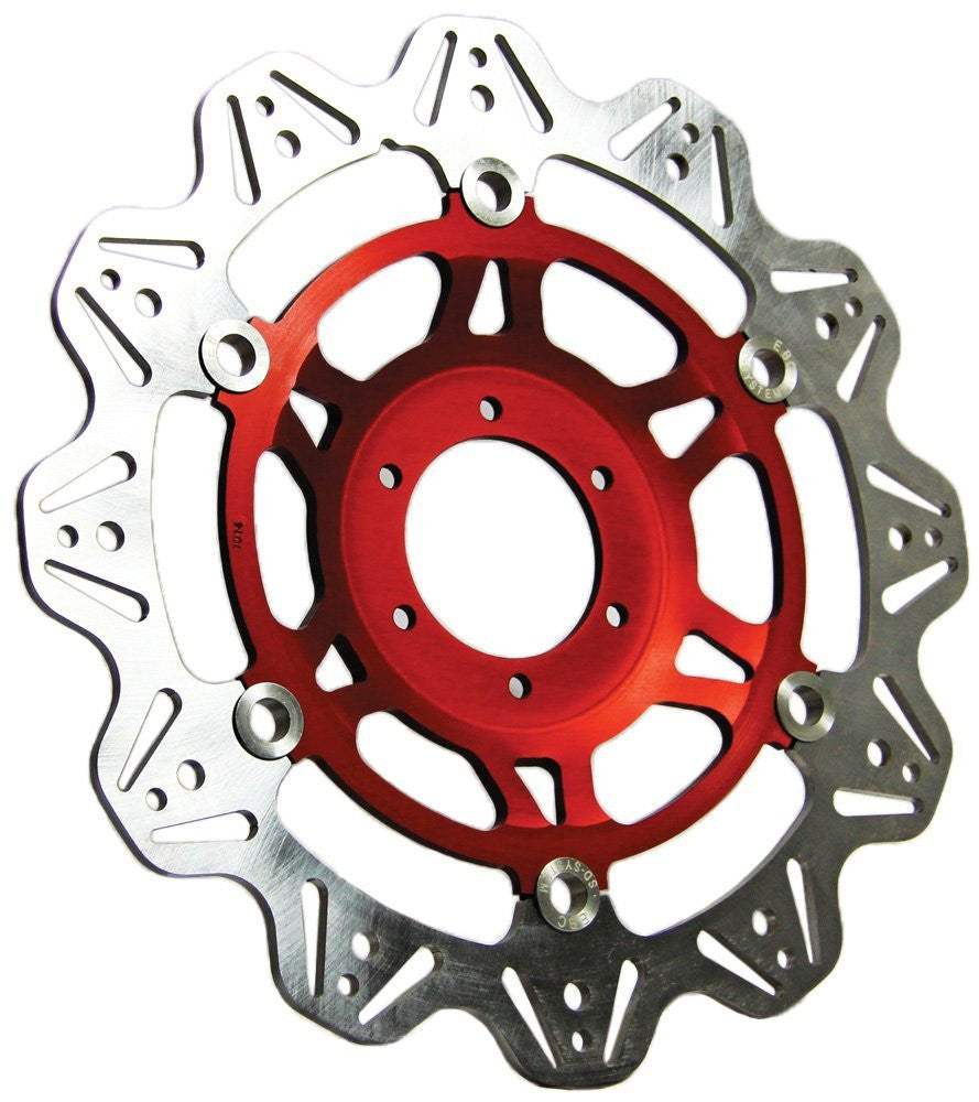 Brake Rotor Vee Series - Front VR841 - Front (PER ROTOR) / Red at baycity powerparts
