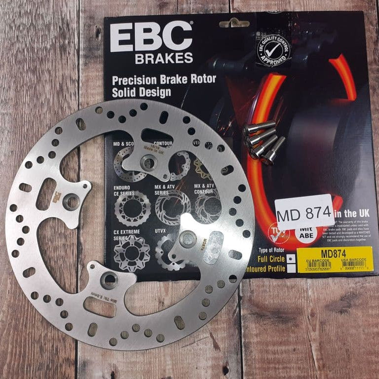 Brake Rotors by EBC UK - MD874 - Rear (2017-)
