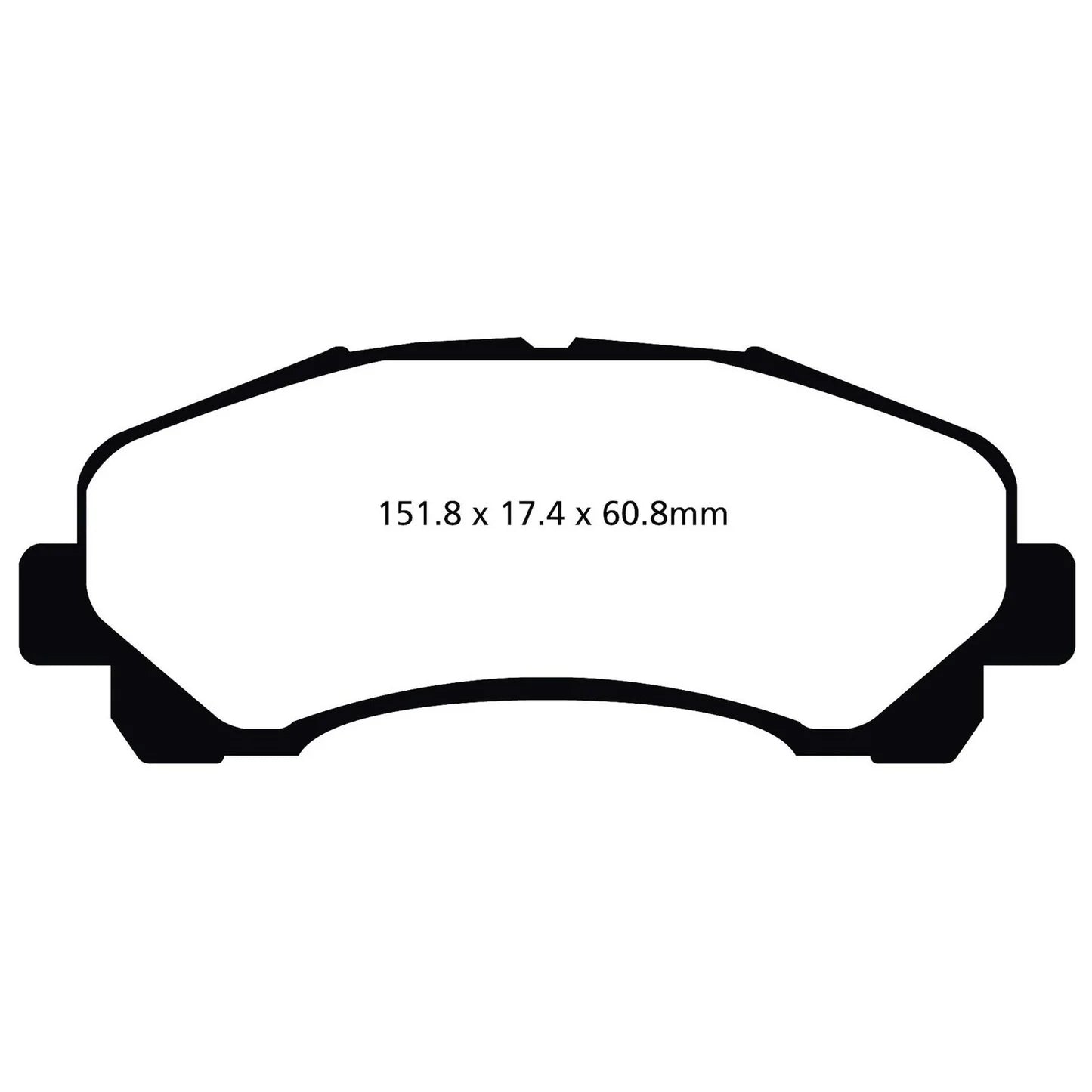 Brakes - 6000 Series 'Greenstuff' - Isuzu Dmax - Front Pad