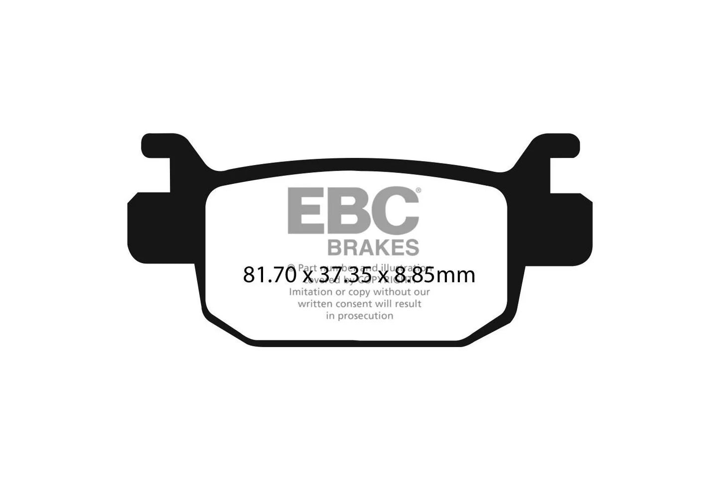 Brakes - 698V Semi Sintered - EBC (Rear) by baycity powerparts