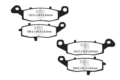 front view of Brakes - EPFA229HH Extreme Pro (Per Rotor) - One Set