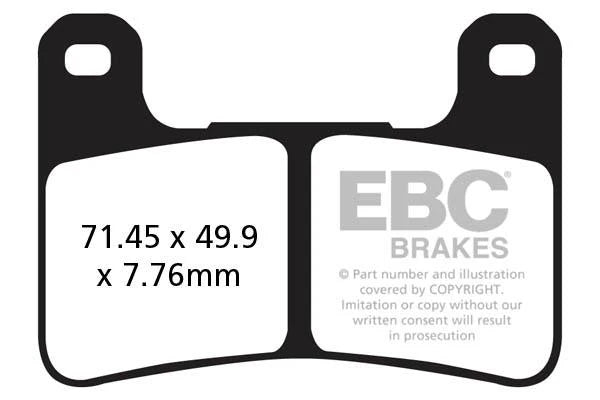 Brakes - EPFA379HH Extreme Pro - EBC (Per Rotor) - One Set at baycity powerparts