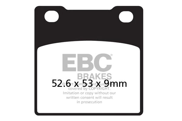 Brakes - FA063HH Fully Sintered - EBC (Rear) - One Set ( one Rotor) - Rear baycity powerparts
