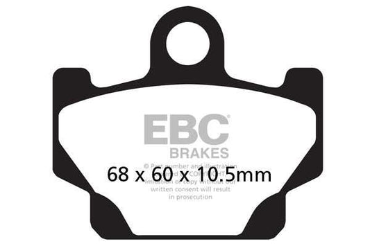 Brakes - FA081 Organic - EBC (Rear) - Rear at baycity powerparts