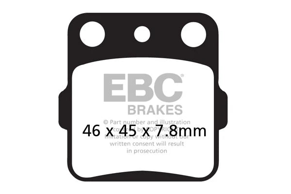 Brakes - FA084TT Carbon - EBC (Rear) - One Set ( One Rotor) - Rear at baycity powerparts