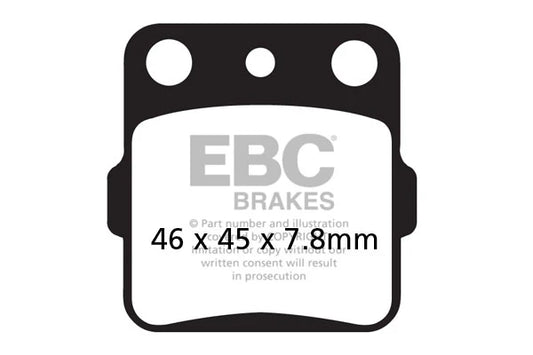 Brakes - FA084TT Carbon - EBC (Rear) - One Set ( One Rotor) - Rear at baycity powerparts