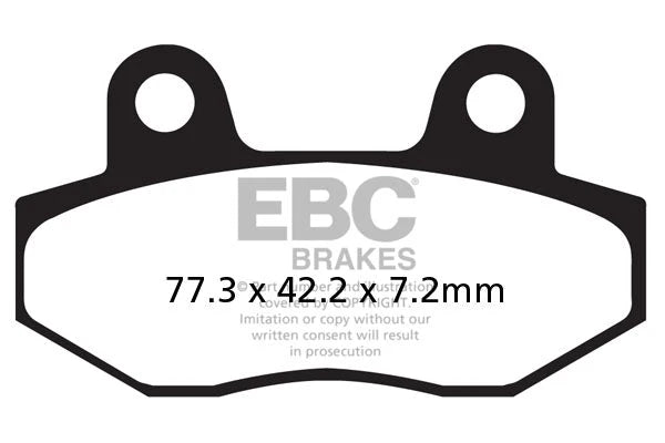Brakes - FA086/2HH Fully Sintered - EBC (Rear) at baycity powerparts