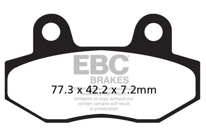 Brakes - FA086/2HH Fully Sintered - EBC (Rear) at baycity powerparts
