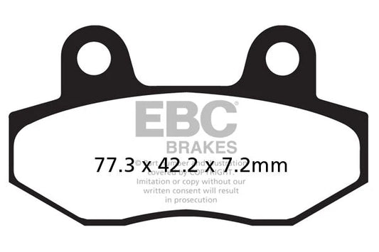 Brakes - FA086/2HH Fully Sintered - EBC (Rear) at baycity powerparts