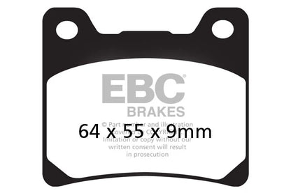 Brakes - FA088 Organic - EBC - Set Per Rotor at baycity powerparts