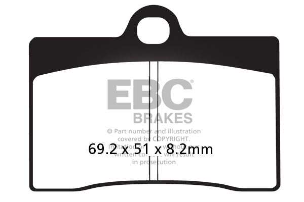 Brakes - FA095HH Fully Sintered - EBC (Front) - One Rotor (One Set) Front at baycity powerparts