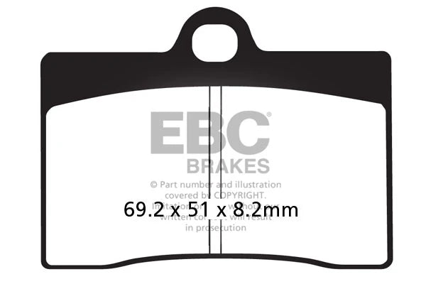 Brakes - FA095HH Fully Sintered - EBC (Front 2 Set) - Two Rotor (Two Set) Front baycity powerparts