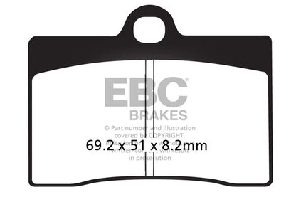 Brakes - FA095HH Fully Sintered - EBC (Front 2 Set) - Two Rotor (Two Set) Front baycity powerparts