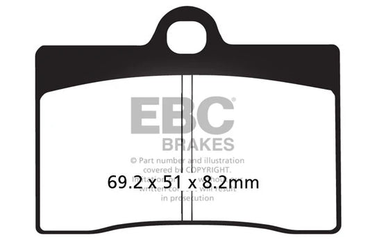 Brakes - FA095HH Fully Sintered - EBC (Front 2 Set) - Two Rotor (Two Set) Front baycity powerparts