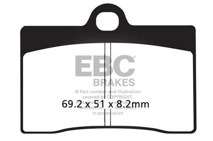 Brakes - FA095V Semi Sintered - EBC (Front) - One Rotor (One Set) Front baycity powerparts