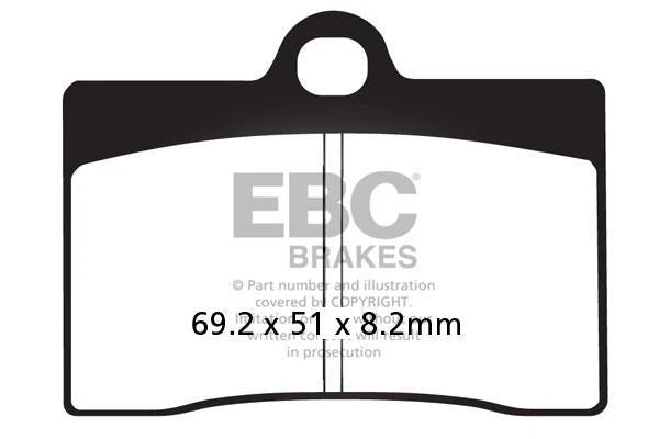 Brakes - FA095 Organic - EBC (Front) - One Rotor (One Set) Front baycity powerparts
