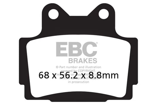 Brakes - FA104 Organic - EBC - Set Per Rotor at baycity powerparts