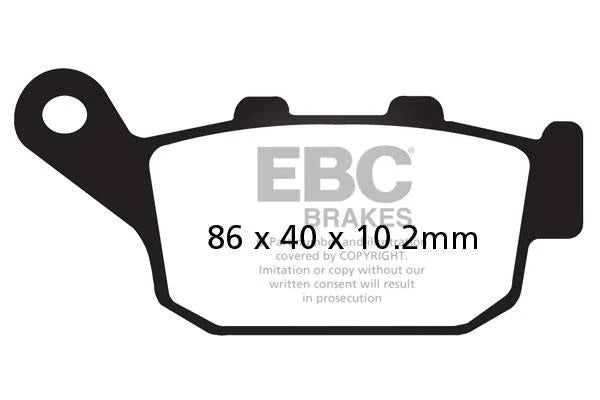 Brakes - FA140HH Fully Sintered - EBC (Rear) - One Set (one Rotor) - Rear at baycity powerparts