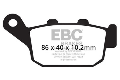 Brakes - FA140HH Fully Sintered - EBC (Rear) - One Set (one Rotor) - Rear at baycity powerparts
