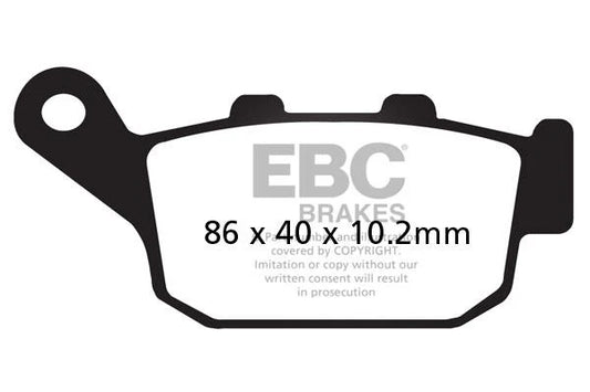 Brakes - FA140HH Fully Sintered - EBC (Rear) - One Set (one Rotor) - Rear at baycity powerparts
