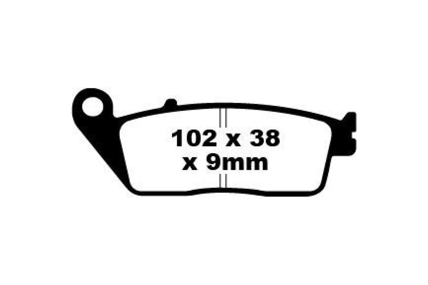 Brakes - FA142 Organic - EBC (Front) - One Set baycity powerparts