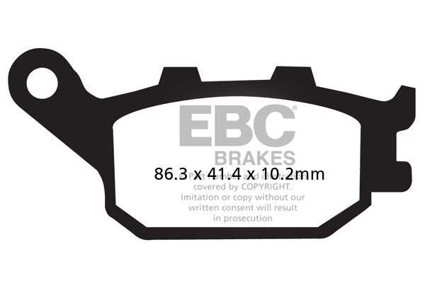 Brakes - FA174HH Fully Sintered - EBC (Rear) - Rear at baycity powerparts