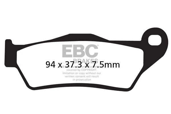 Brakes - FA181HH Fully Sintered - EBC (Front) - One Set (Front) baycity powerparts